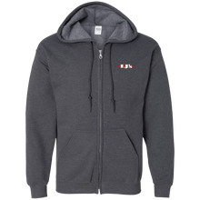 Load image into Gallery viewer, G186 Zip Up Hooded Sweatshirt
