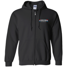 Load image into Gallery viewer, G186 Zip Up Hooded Sweatshirt