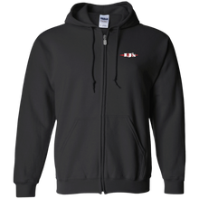 Load image into Gallery viewer, G186 Zip Up Hooded Sweatshirt