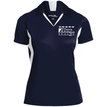 Load image into Gallery viewer, LST655 Embroidered Ladies' Colorblock Performance Polo