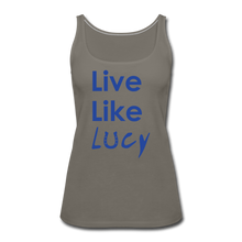 Load image into Gallery viewer, Women’s Premium Tank Top - asphalt gray