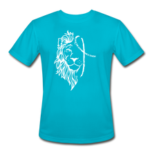 Load image into Gallery viewer, Men’s Moisture Wicking Performance T-Shirt - turquoise