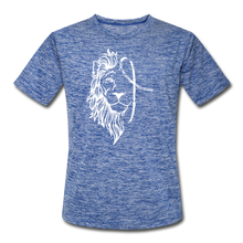 Load image into Gallery viewer, Men’s Moisture Wicking Performance T-Shirt - heather blue