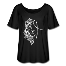 Load image into Gallery viewer, Women’s Flowy T-Shirt - black