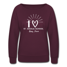 Load image into Gallery viewer, Women’s Crewneck Sweatshirt - plum