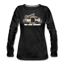 Load image into Gallery viewer, Women's Premium Slim Fit Long Sleeve T-Shirt - charcoal grey