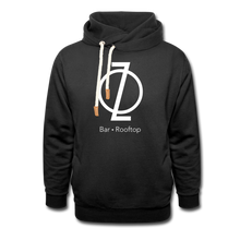 Load image into Gallery viewer, Shawl Collar Hoodie - black