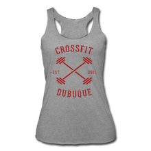 Load image into Gallery viewer, Women’s Tri-Blend Racerback Tank - heather grey
