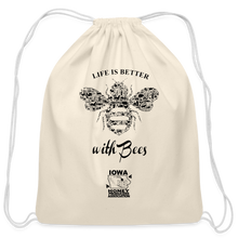 Load image into Gallery viewer, Cotton Drawstring Bag - natural